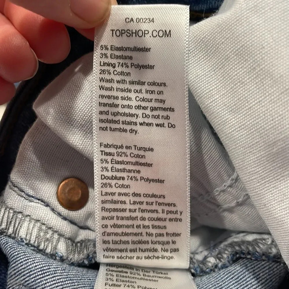 𝅺NWOT TopShop Jamie jeans - Picture 9 of 13